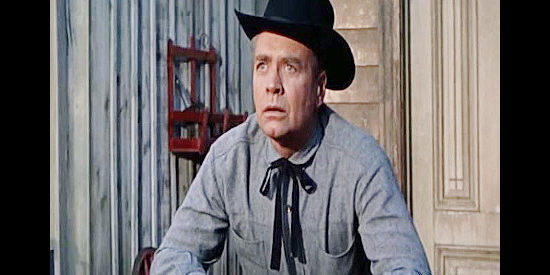 Lyle Bettger as Mayor Jess Yates, a mayor whose trouble starts when a U.S. marshal shows up in town in Johnny Reno (1966)