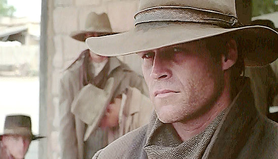 Mark Valley as Jericho, a man being ordered out of his old hometown in Jericho (2000)