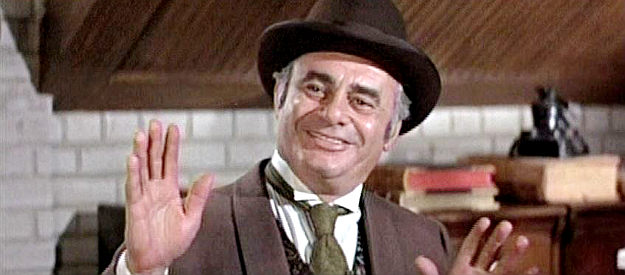 Martin Balsam as Mayor Wilker, ready to put Marshal Flagg out to pasture in The Good Guys and the Bad Guys (1969)