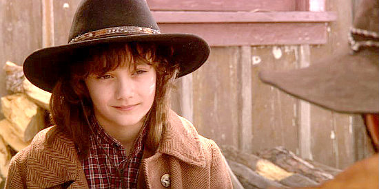 Masam Holden as Samuel Red Eagle, son of Sunny and Johnny in Miracle at Sage Creek (2005)