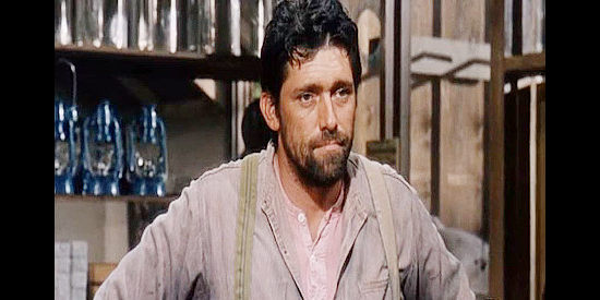 Med Flory as Duke Squires, Hazel's son and the maker of moonshine in a dry county in The Night of the Grizzly (1966)