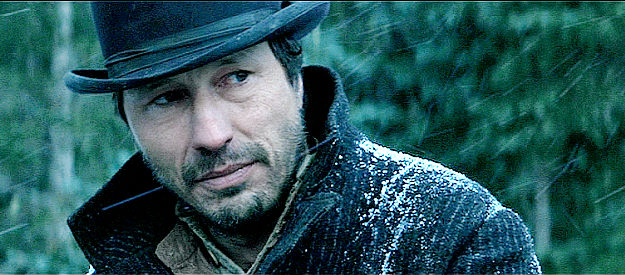 Michael Wincott as Hayes, one of Carver's hired trackers in Seraphim Falls (2006)