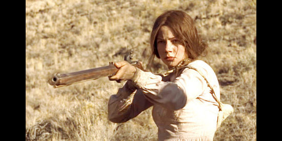 Michelle Williams as Emily Tetherow, coming to the defense of a fellow traveler in Meek's Cutoff (2010)