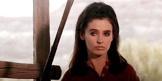 Millie Perkins as Abigail in Ride in the Whirlwind (1965)