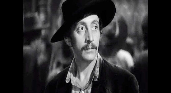 Mischa Auer as Boris Callahan, the man smitten with Frency and hen-pecked by his wife in Destry Rides Again (1939)