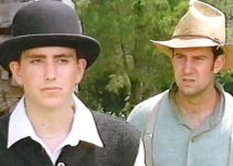 Walker Deibel as Tommy Cross with Jim Frievogel as Will Cross in Defiance (2002)