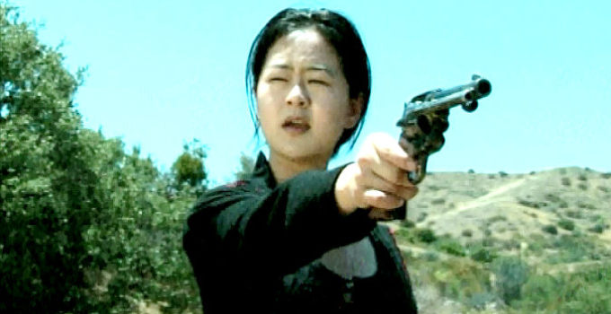 Anne Stobaugh as Mei Lin, leader of an all-girl gang in Ride Sweet, Die Slow (2005)