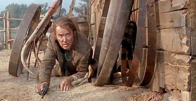 James Stewart as Johnny Cobb in Firecreek (1968)
