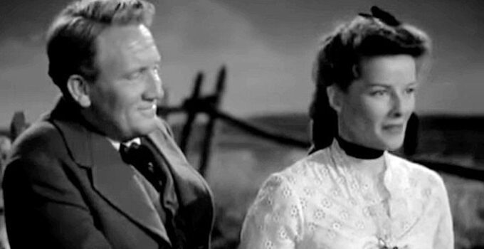 Spencer Tracy as Col. Jim Brewton and Katherine Hepburn as Lutie, looking forward to a happy life together in The Sea of Grass (1947)
