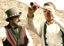 Steve Guilmette as Hoot Cartwright and Alvin Cowan as Capt. Bugle in Cowboys and Indians (2011)