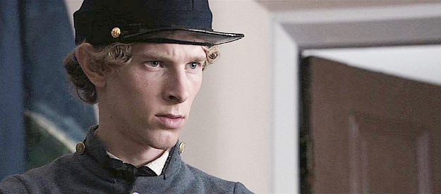 Parker Croft as Garland Jefferson, a descendent of Thomas Jefferson and one of the VMI cadets who march off to war in Field of Lost Shoes (2015)