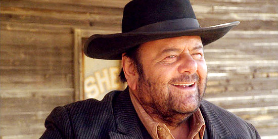 Paul Sorvino as Sheriff Roy Basehart, trying to keep the peace in Holy Sand in Doc West (2009)
