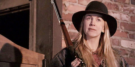 Renee O'Connor as Little Jack in Ghost Town (2007)