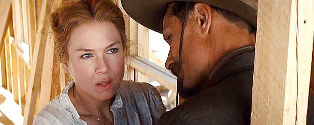 Renee Zellweger as Allie French with Viggio Mortensen as Everett Hitch in Appaloosa (2006)