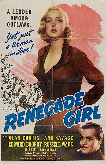 Renegade Girl (1946) poster