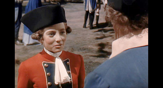 Robert 'Buzz' Henry as Davy Munro, fearless younger brother of Alice and Cora in Last of the Redmen (1947)