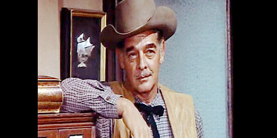 Robert Lowery as Deputy Sheriff Seth Barrington, determined to see Julie Parker doesn't embarrass the town leaders in Stage to Thunder Rock (1964)