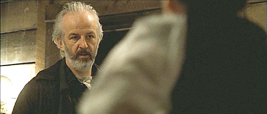 Sean McGinley as Sweetley, Dillon's lawman, in The Claim (2000)