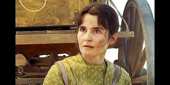 Shirley Henderson as Glory White, growing more suspicious of Meek's intentions in Meek's Cutoff (2010)