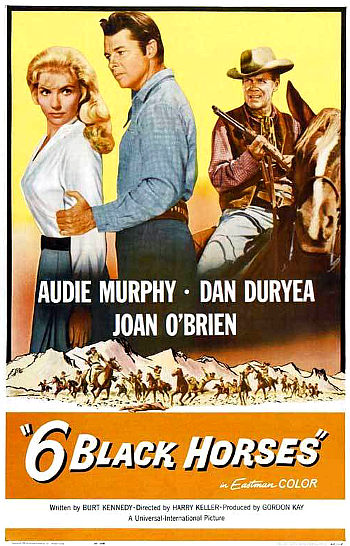 Six Black Horses (1962) poster