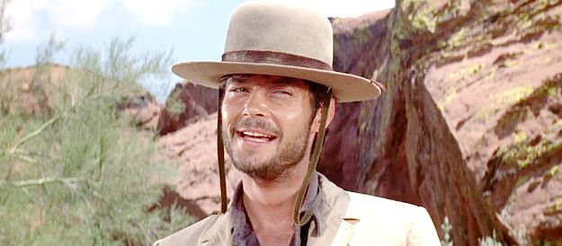 Solomon Sturges as Billy Roy Hackett, Vince's half-mad, trouble-making brother in Charro! (1969)