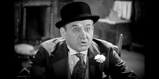 Spencer Charles as Oscar, the new investor in Calvin Jones' show in The Tenderfoot (1932)