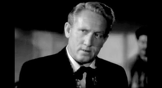 Spencer Tracy as Col. Jim Brewton, explaining why homesteaders don't belong in his sea of grass in The Sea of Grass (1947)