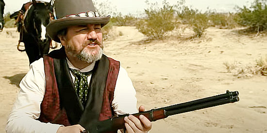 Steve Guilmeette as Hoot Cartwright, Bugle's sidekick who sometimes comes to the rscue in Cowboys and Indians (2011)