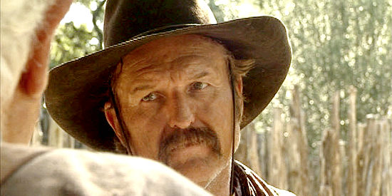 Steve Schmidt as Ira Landers, talking about his one last job as a Texas Ranger in Palo Pinto Gold (2009)
