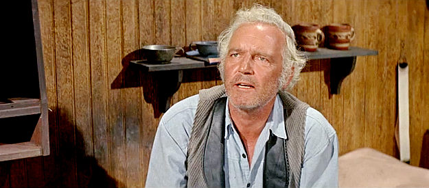 Terry Wilson as Strike, the sheriff in the town Frank Pierce runs in The War Wagon (1967)