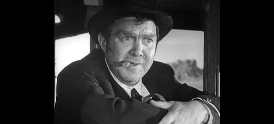 Thomas Mitchell as Josiah Boone, the doctor with a drinking problem in Stagecoach (1939)
