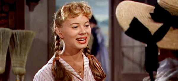 Toby Michaels as pretty young Lucy Dabney, daughter of the commanding officer at Fort Linton in Sergeant Rutledge (1960)