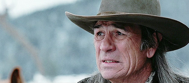 Tommy Lee Jones as Samuel Jones, contemplating a search for his granddaughter in The Missing (2003)