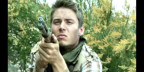Tyson Breech as The Longshot Kid, a member of the Clyde Bannister gang in Ride Sweet, Die Slow (2005)