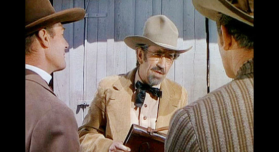 Victor Kilian as Professo Salsbury, the man who's been studying Alaskan weather for two years in Belle of the Yukon (1944)