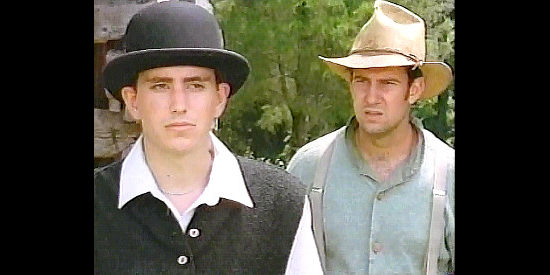 Walker Deibel as Tommy Cross with Jim Frievogel as Will Cross in Defiance (2002)