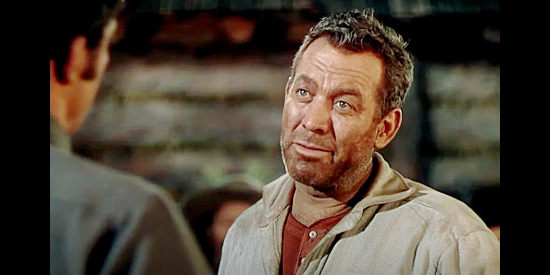 Ward Bond as Honey Bragg, the brute with a grudge against Logan Stuart in Canyon Passage (1946)
