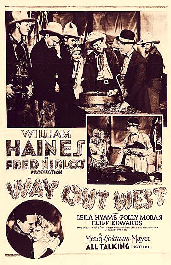 Way Out West (1930) poster