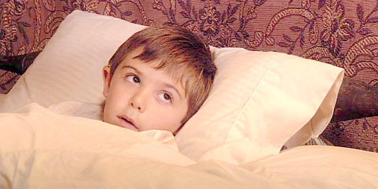 Wyatt Turner as Kit Keller, youngest son of Mary and Seth, who falls ill in Miracle at Sage Creek (2005)