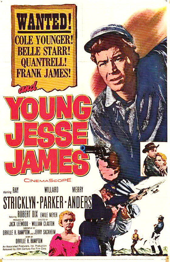 Young Jesse James (1960) poster