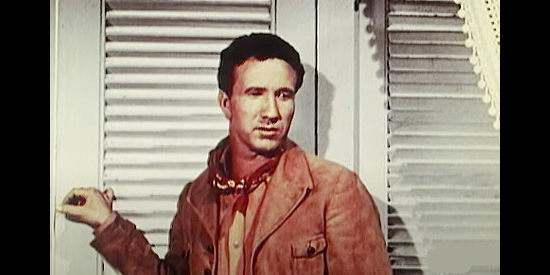 Marty Robbins as himself, seeking advice from dance hall girl Felina in Ballad of a Gunfighter (1964)