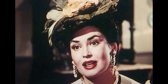 Laurete Luez as Felina, one of the dance hall queens in Ballad of a Gunfighter (1964)