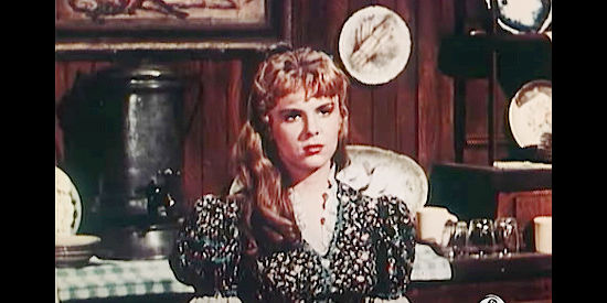 Joyce Redd as Secora, the young woman who's been passed from man to man and wound up with McCord in Ballad of a Gunfighter (1964)