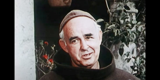 Nestor Pavia as the padre who receives proceeds from Marty's robberies and puts them to good use in Ballad of a Gunfighter (1964)