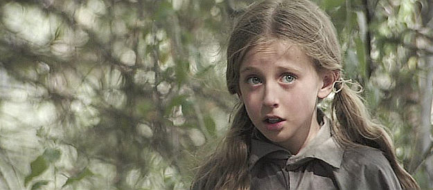 Jaden Roberts as Laura, stumbling into trouble in The Redemption of Henry Myers (2014)