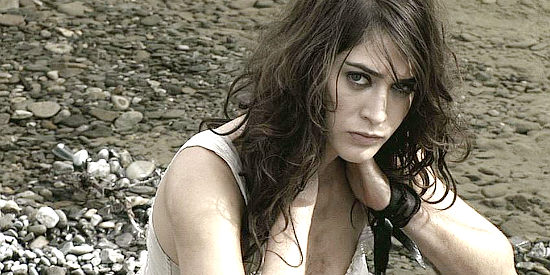Lizzy Caplan as Juliette Flowers, washing up and catching Champ's attention in The Last Rites of Ransom Pride (2010)