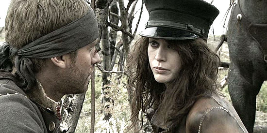 Lizzy Caplan as Juliette Flowers, finally disclosing her intent to Champ Pride (Jon Foster) in The Last Rites of Ransom Pride (2010)