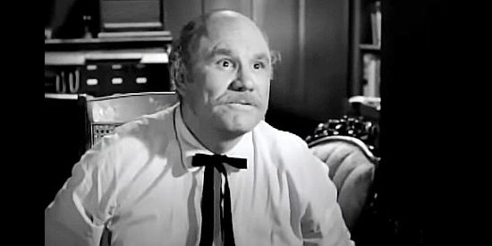 R.G. Armstrong as Josh McCloud, dealing with a dead son, a crooked foreman and a cheating wife in He Rides Tall (1964)