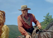 Alex Cord as Ringo Kid, bidding farewell to Dallas in Stagecoach (1966)