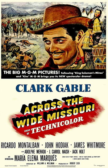 Across the Wide Missouri (1951) poster